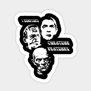 Creature Features trio Sticker